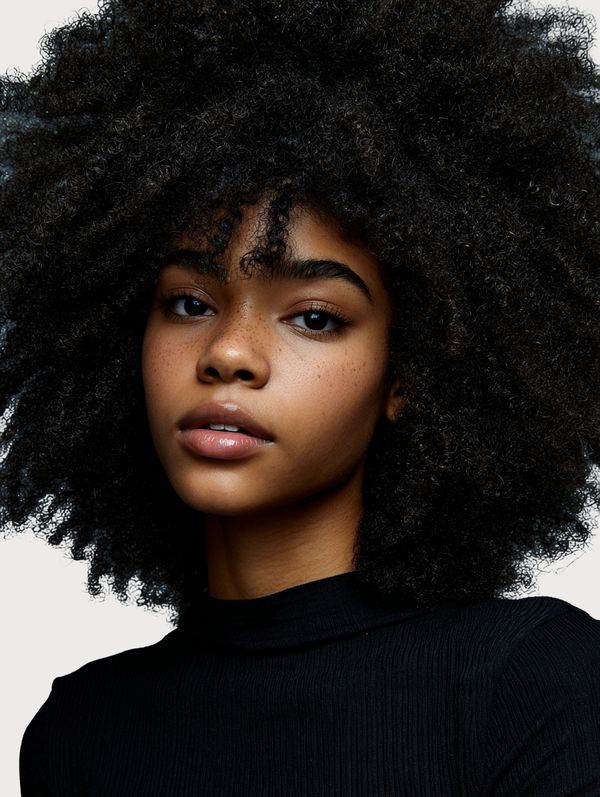 AI model casting — doğal afro saç