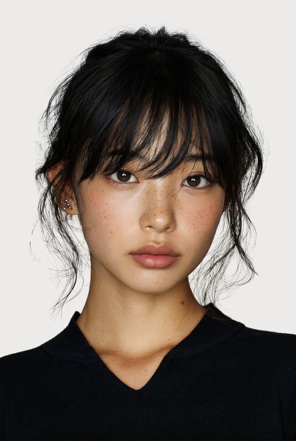 AI model casting — Asyalı, siyah saç