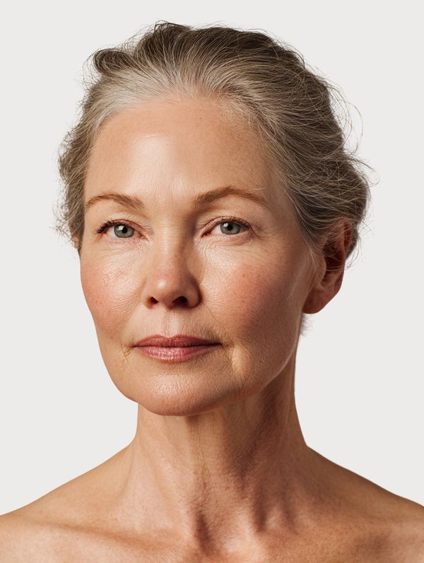 AI model casting — gümüş saçlı olgun model